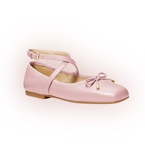 MICHAEL MICHAEL KORS Collette Leather Ballet Flat